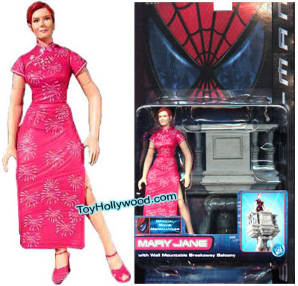 Toybiz Spider-Man Movie Series 2 Jane With Mountable Breakaway Balcony - Toybiz (Spider-Man: Movie: 6”) action figure collectible [Barcode 035112437260] - Main Image 4