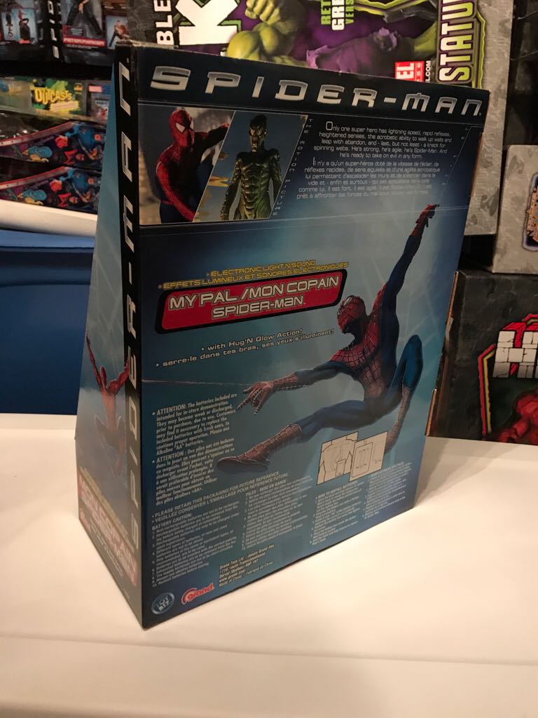 Spiderman Movie - My Pal Stuffed 15” Spiderman  action figure collectible [Barcode 035112437383] - Main Image 2