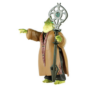 Boss Nass with Gungan Staff - Hasbro (Star Wars - Episode I) action figure collectible [Barcode 016121847790] - Main Image 3