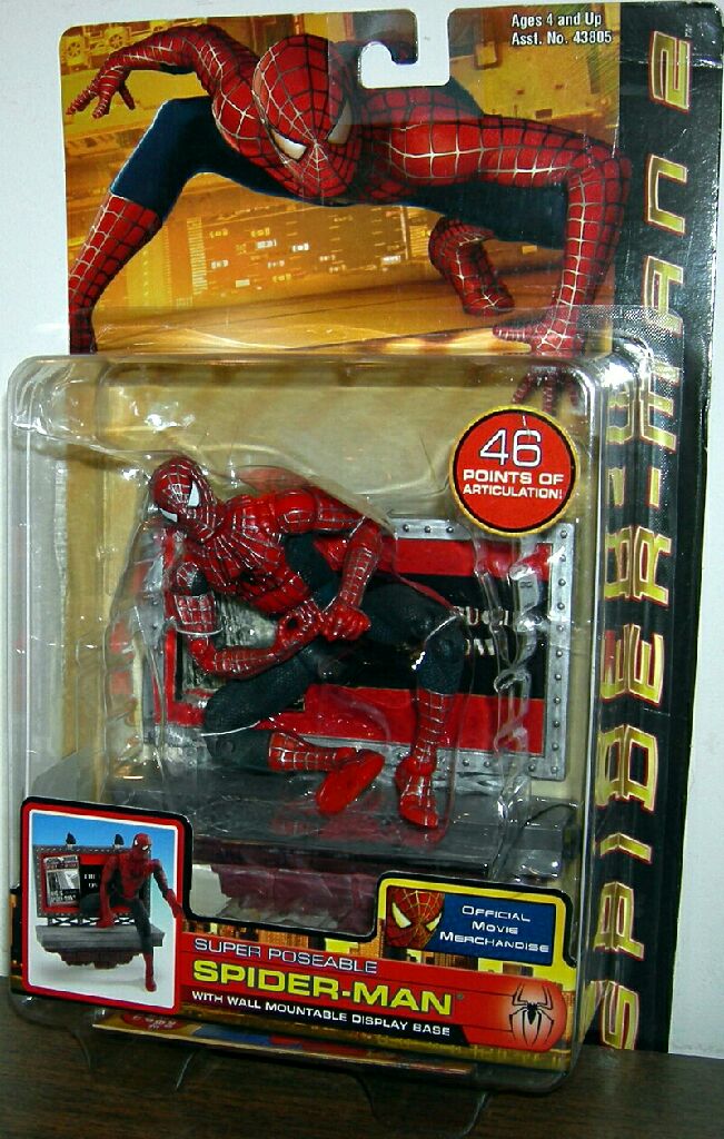 Super Poseable Spider-Man  action figure collectible [Barcode 035112438076] - Main Image 2