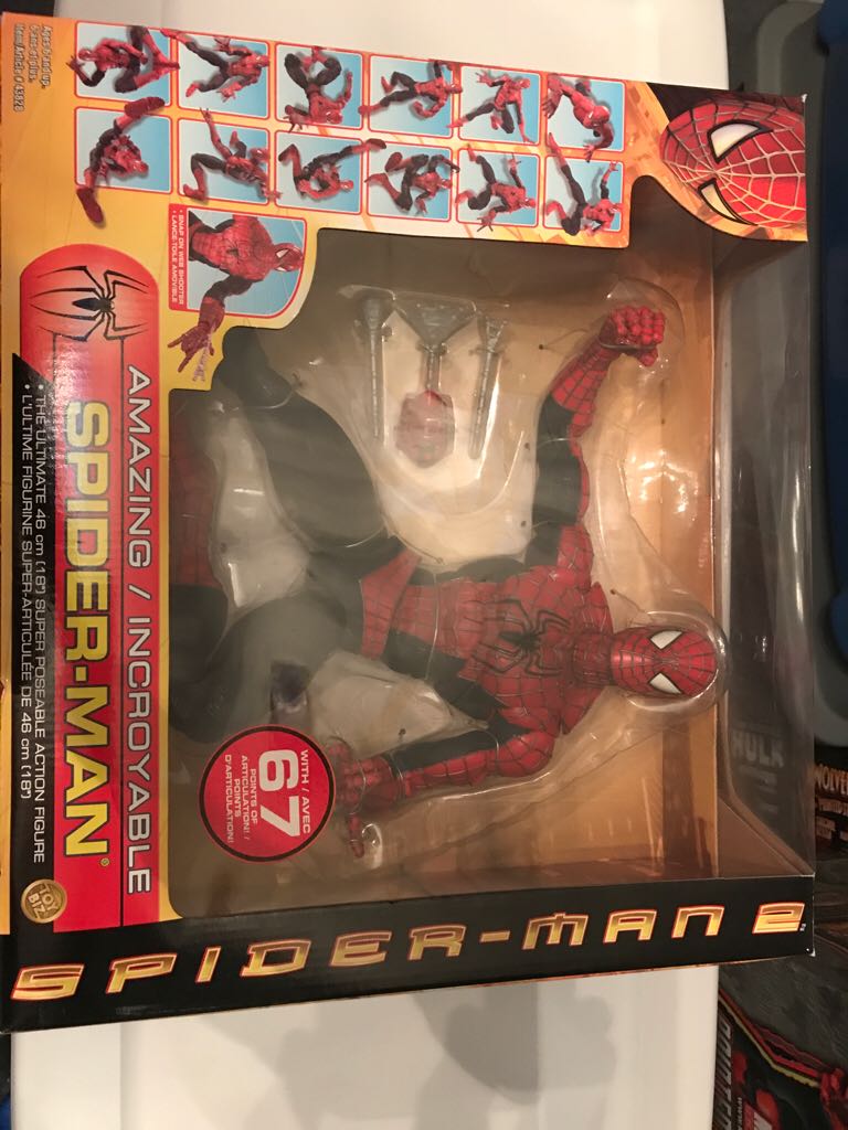 Spider-Man Movie 18” - Toy Biz (Amazing Spider-man Movie Series) action figure collectible [Barcode 035112438281] - Main Image 2