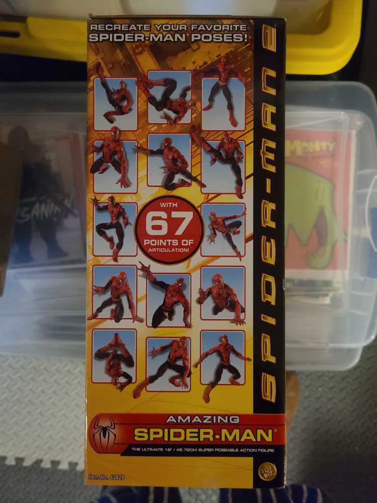 Spider-Man Movie 18” - Toy Biz (Amazing Spider-man Movie Series) action figure collectible [Barcode 035112438281] - Main Image 3