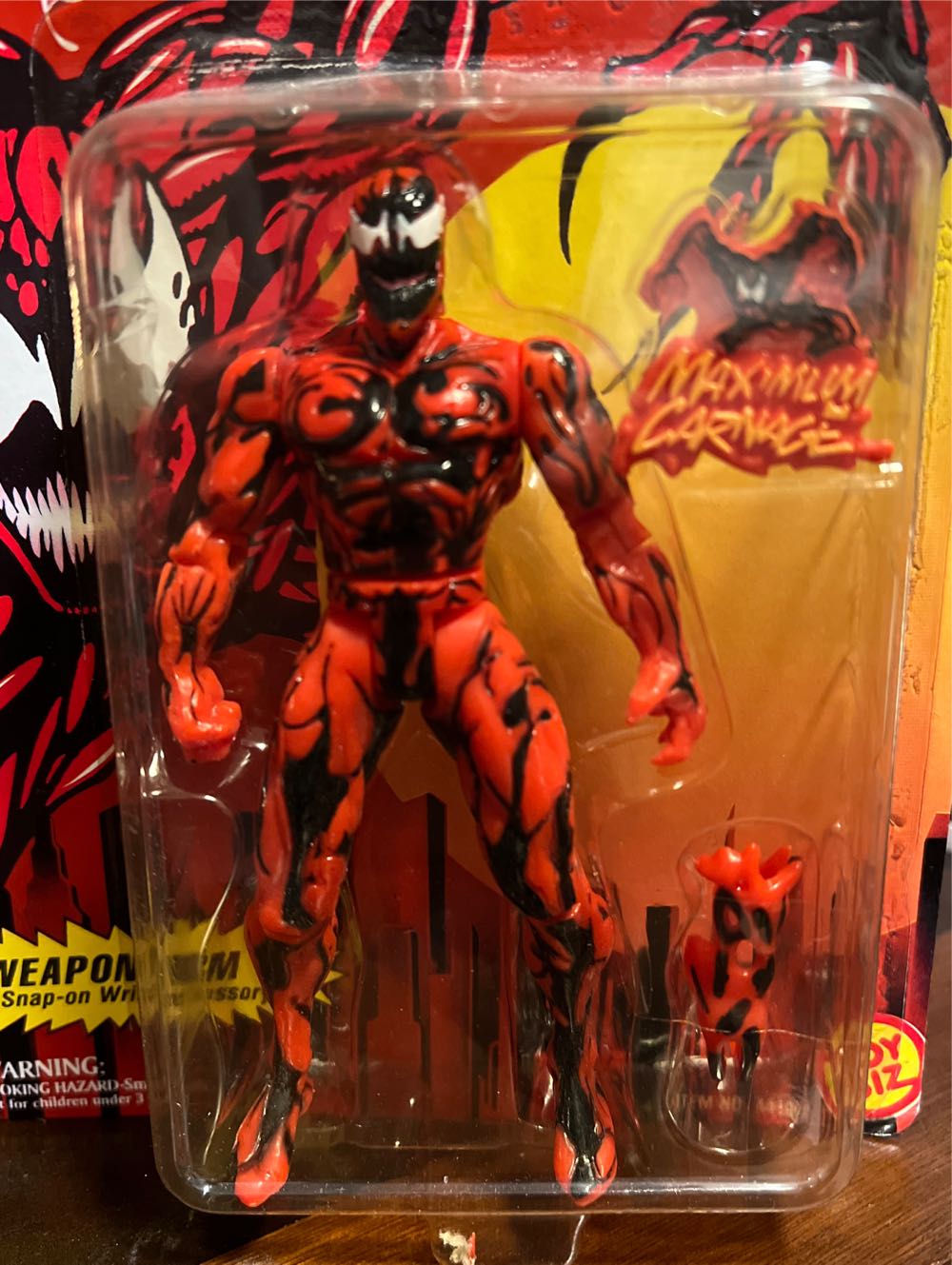 Maximum Carnage - Toy Biz (Spider-Man: The New Animated Series) action figure collectible [Barcode 035112441007] - Main Image 4