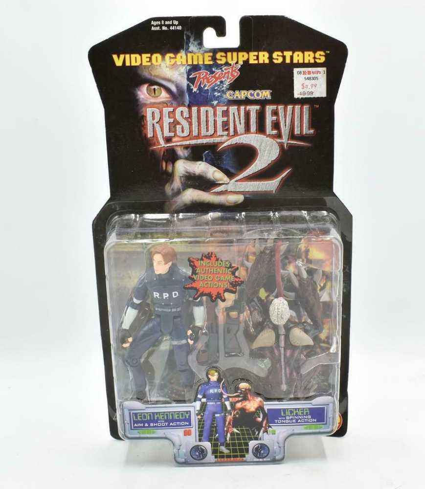 Resident Evil 2 Leon And Licker  (Video Game Super Stars: Resident Evil 2) action figure collectible [Barcode 035112441410] - Main Image 3