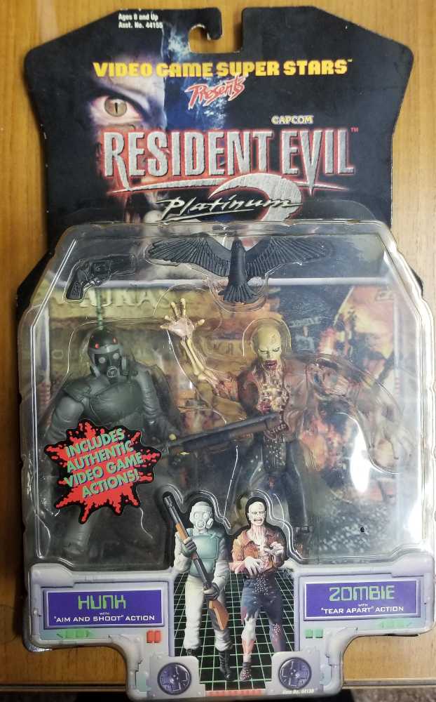 Toybiz Resident Evil 2 Hunk And Zombie  (Resident Evil 2) action figure collectible [Barcode 035112441595] - Main Image 2