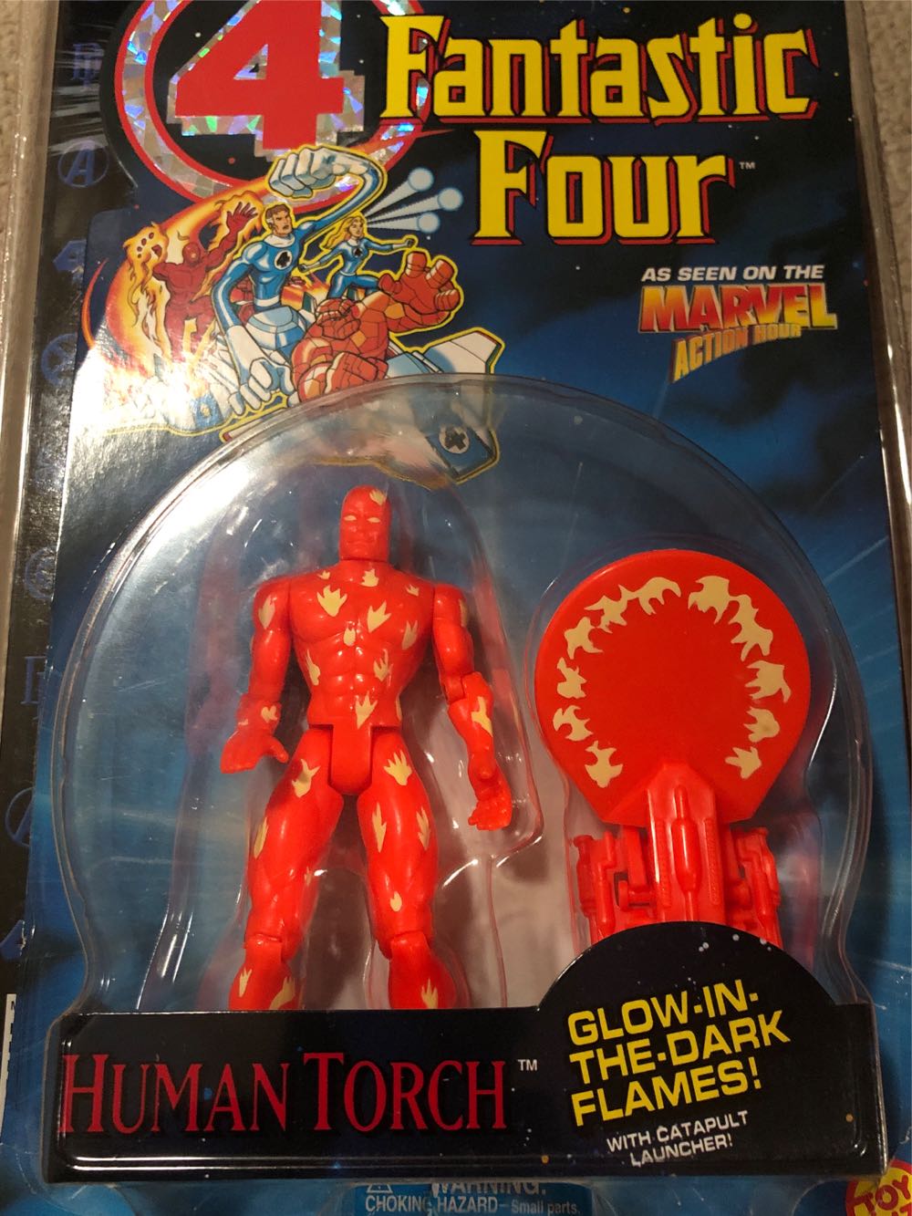 Human Torch - Toybiz (Fantastic Four) action figure collectible [Barcode 035112451099] - Main Image 3