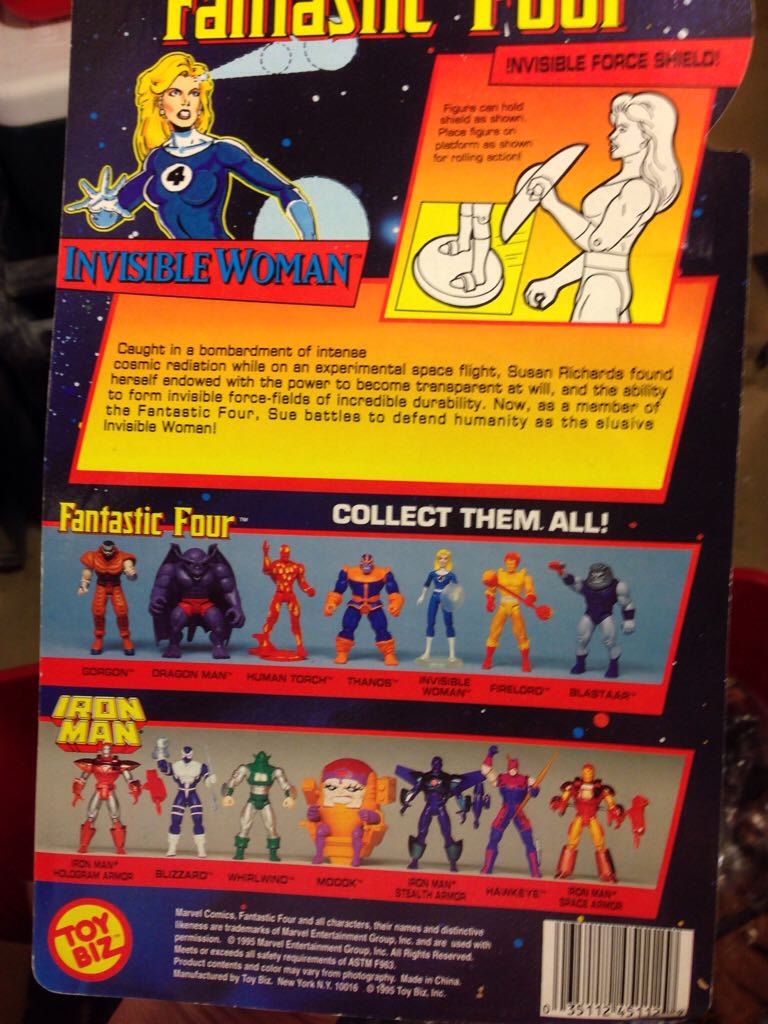 Fantastic Four - Toy Biz (Invisible Woman) action figure collectible [Barcode 035112451129] - Main Image 2