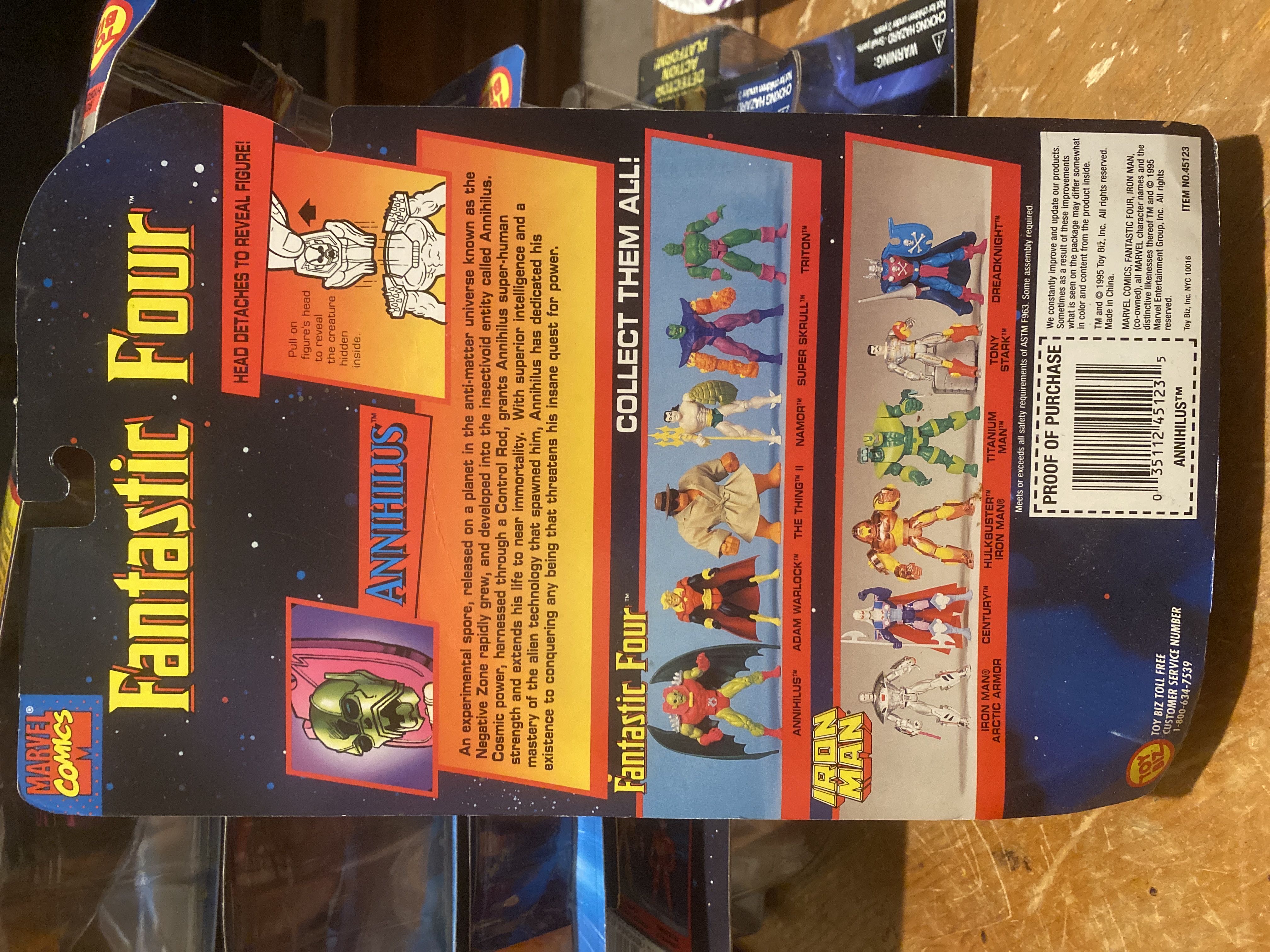 Annihilus - Toy Biz (Fantastic Four) action figure collectible [Barcode 035112451235] - Main Image 2