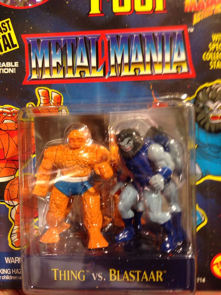 Thing Vs Blastarr - Toy Biz (Metal Mania) action figure collectible [Barcode 035112452140] - Main Image 1