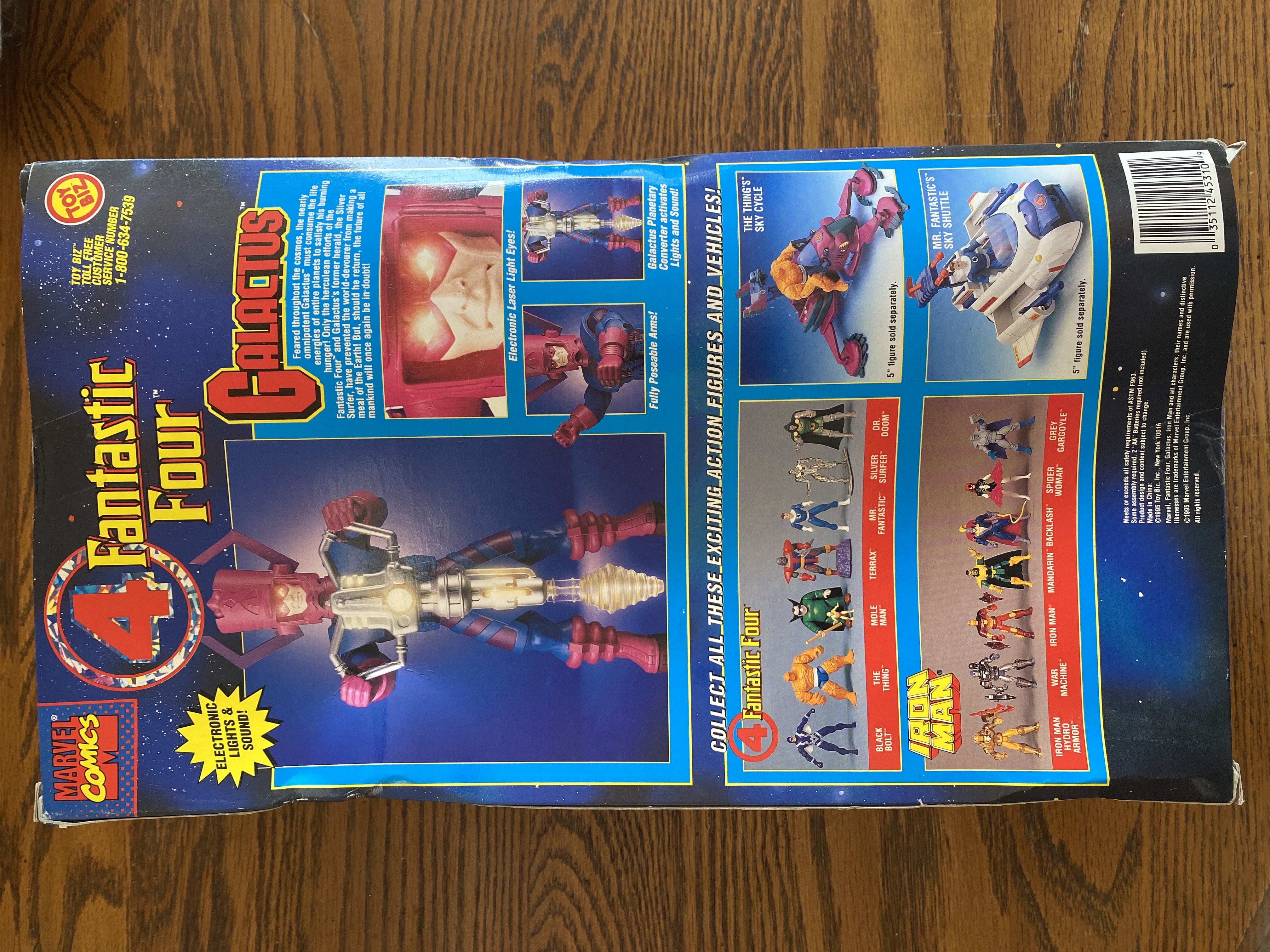 Galactus - Toy Biz (Fantastic Four) action figure collectible [Barcode 035112453109] - Main Image 2