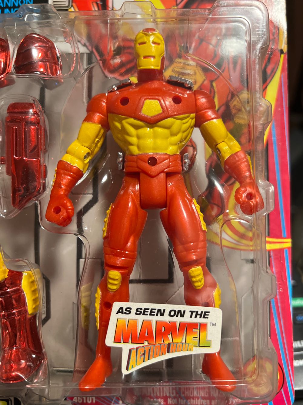 Iron Man: Iron Man with plasma cannon - Toy Biz (Iron Man) action figure collectible [Barcode 035112461012] - Main Image 3