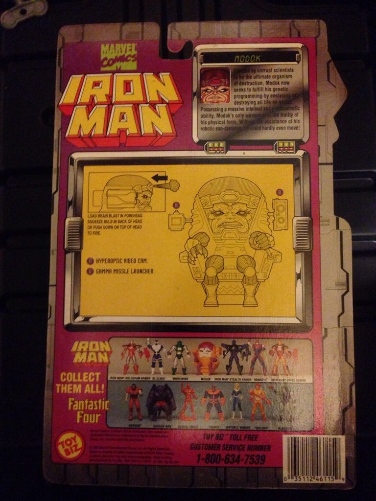 Iron Man Modok - Toy Biz (Iron Man) action figure collectible [Barcode 035112461159] - Main Image 2
