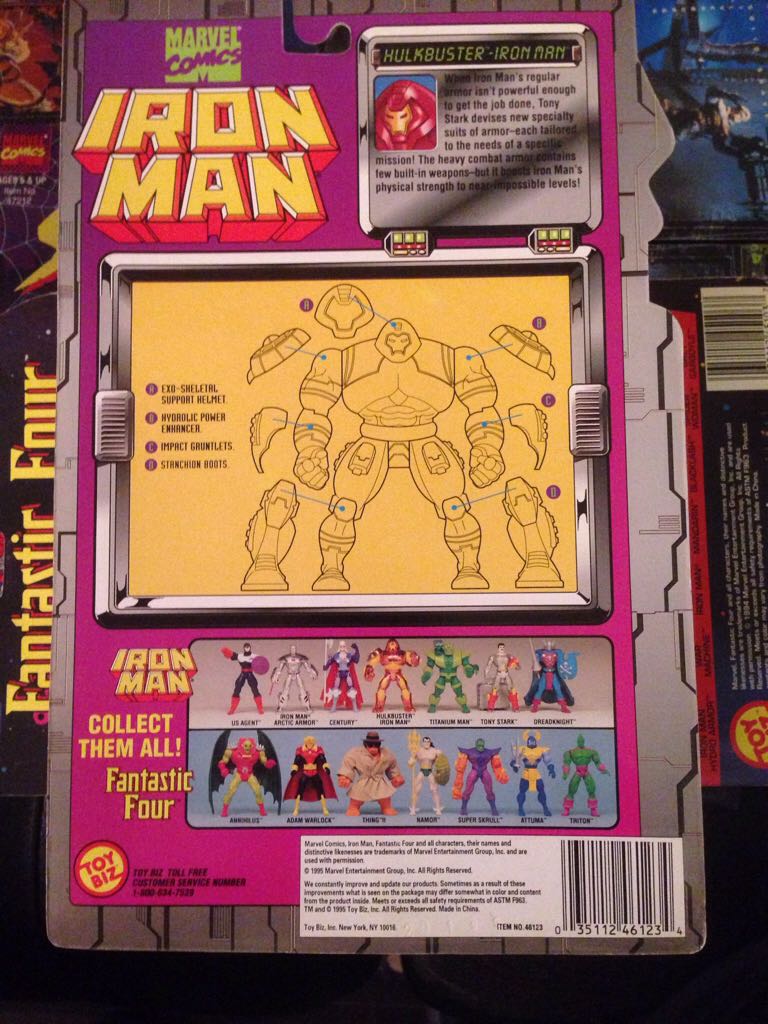 Iron Man Hulk Buster - Toy Biz (Iron Man) action figure collectible [Barcode 035112461234] - Main Image 2