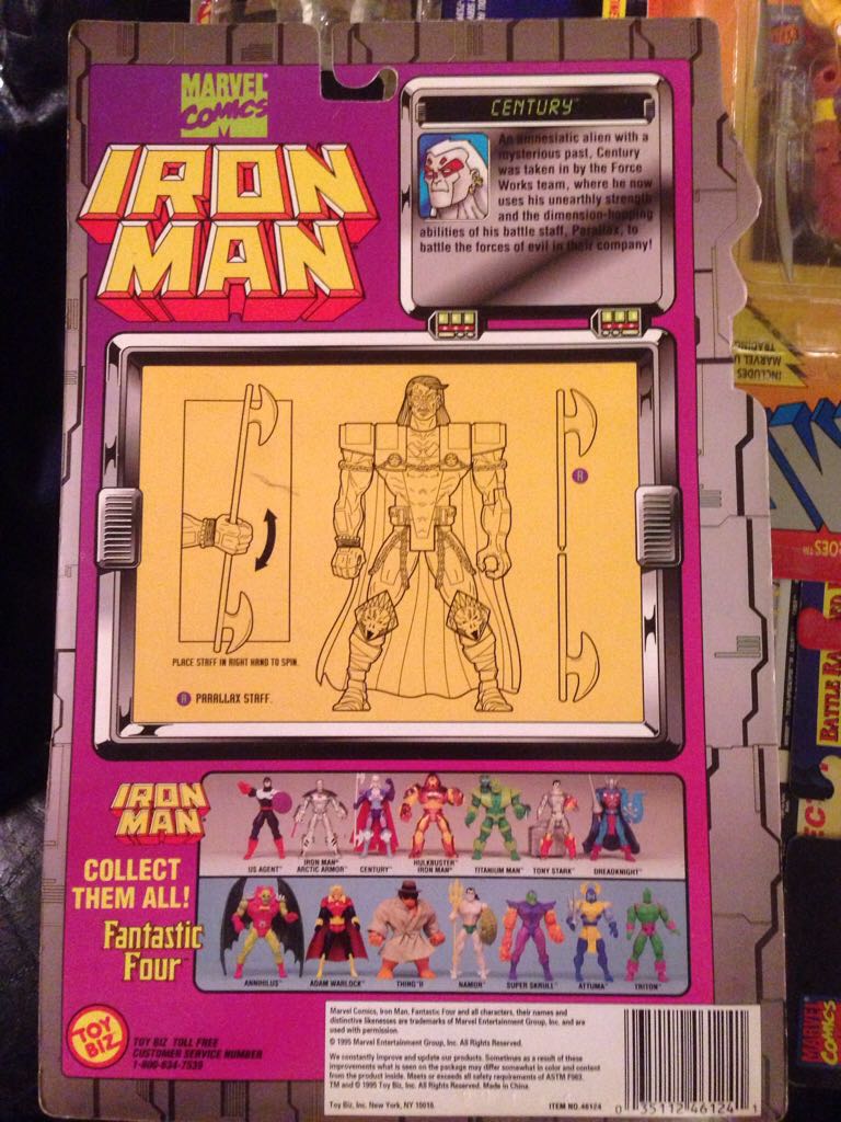 CENTURY - Toy Biz (Marvel Comics) action figure collectible [Barcode 035112461241] - Main Image 2