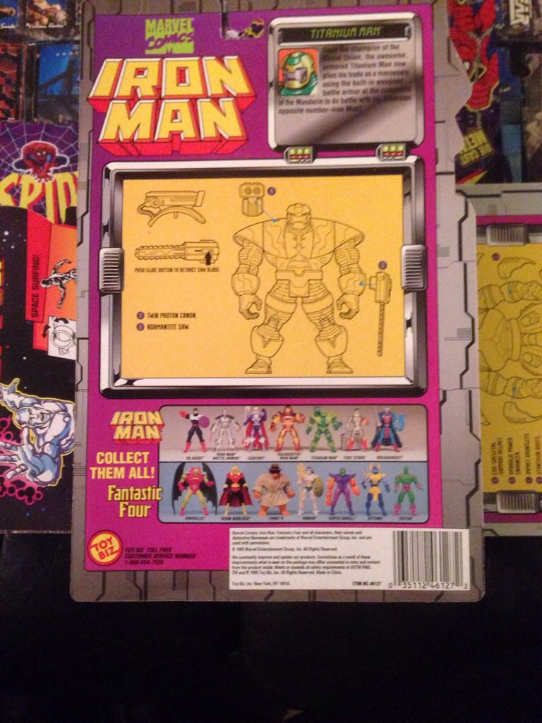 TITANIUM MAN - Toy Biz (Iron Man) action figure collectible [Barcode 035112461272] - Main Image 2