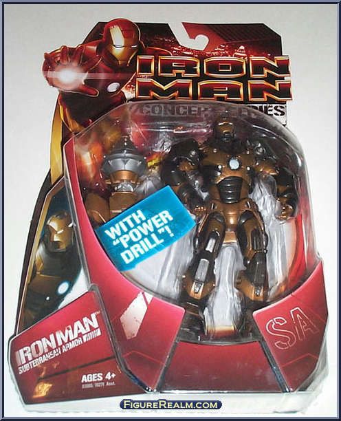 Iron Man - Toy Biz (Iron Man Subterranean Armor) action figure collectible [Barcode 035112461425] - Main Image 2