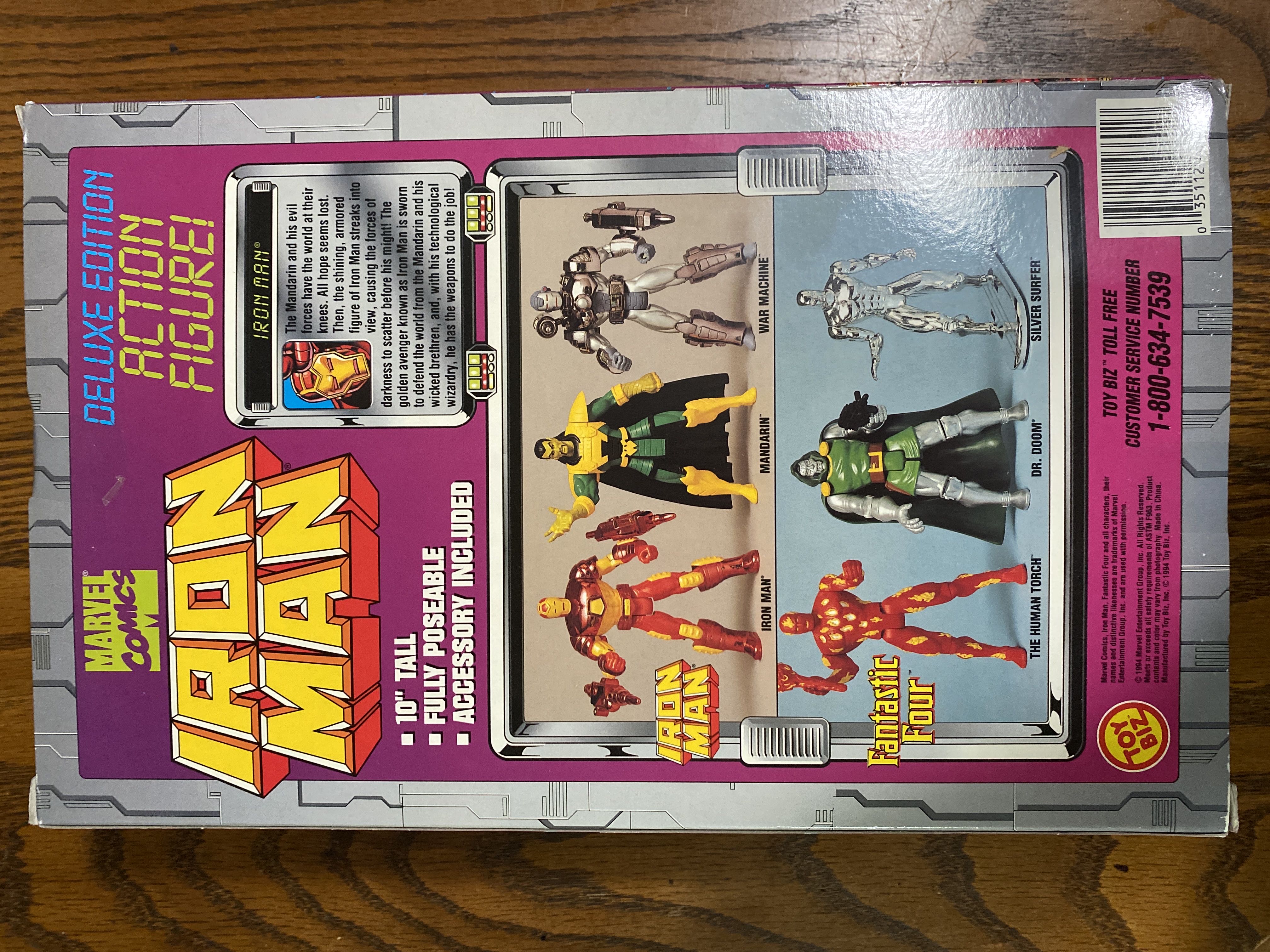 Iron Man (10 Inch) - Toy Biz (Iron Man) action figure collectible [Barcode 035112466017] - Main Image 2