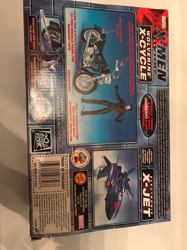 X-men Movie Wolverine X-cycle  action figure collectible [Barcode 035112466468] - Main Image 2