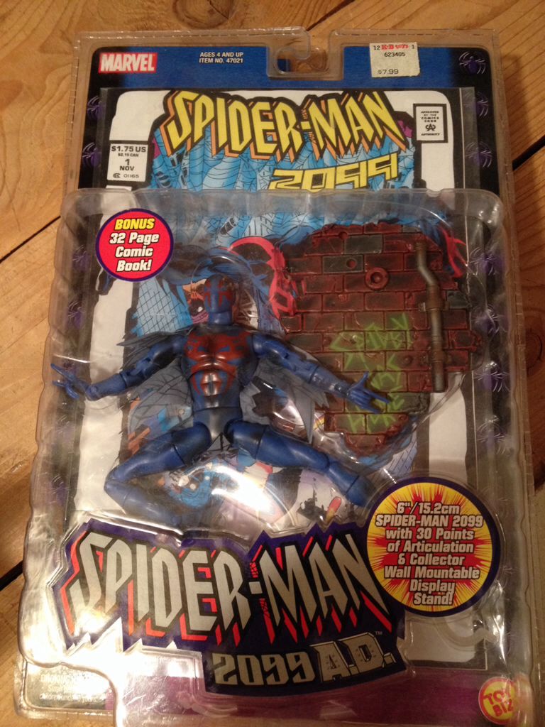 Spider-Man 2099 Spider-Man Classics Series II - Toy Biz (Spider-Man Classics) action figure collectible [Barcode 035112470212] - Main Image 1