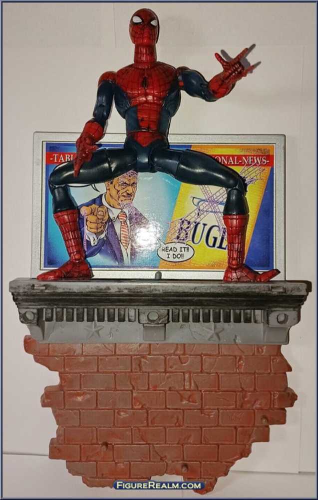 Toybiz Spider-man Classics Spider-man with Comic Book - Toy Biz (Series II) action figure collectible [Barcode 035112470816] - Main Image 4