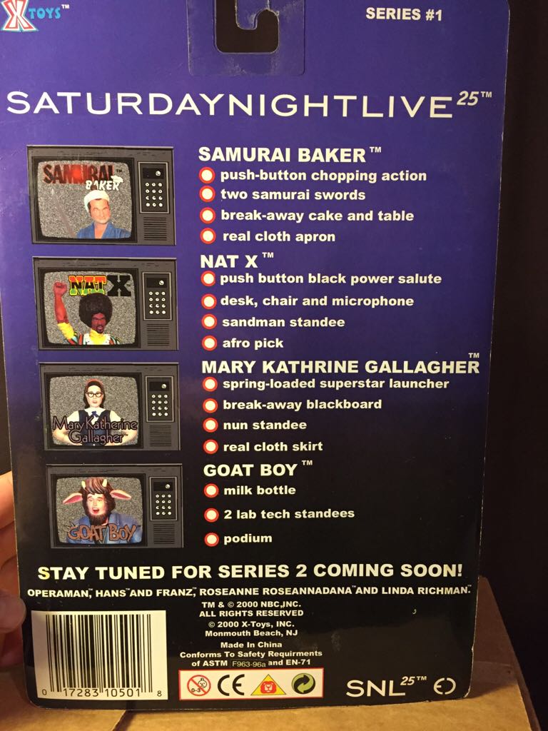 SNL: Samurai Baker - X-Toys (Staurday Night Live) action figure collectible [Barcode 017283105018] - Main Image 2