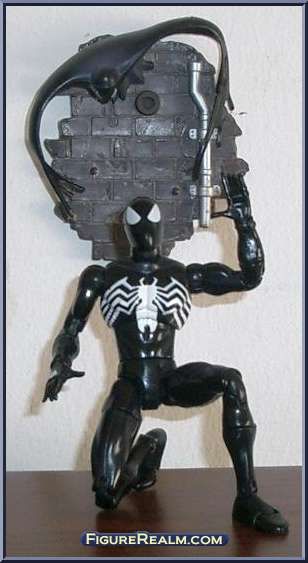 Toybiz Spider-Man Classics Series I Spider-Man (black costume) - Toy Biz (Spider-Man Classics) action figure collectible [Barcode 035112470892] - Main Image 2