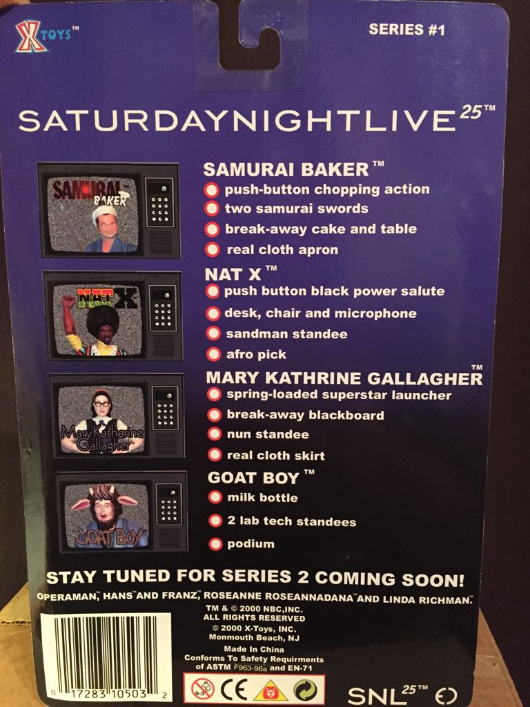 SNL: Nat X - X Toys (Staurday Night Live) action figure collectible [Barcode 017283105032] - Main Image 2