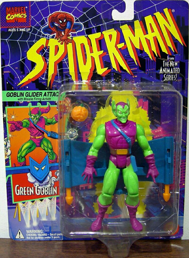 Spider-Man TAS: Green Goblin - Toy Biz (Spider-Man: The New Animated Series) action figure collectible [Barcode 035112471257] - Main Image 1