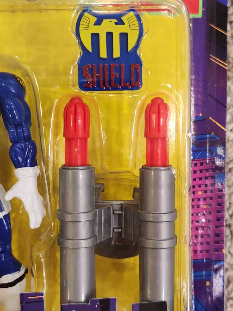 Spider-Man: Nick Fury - Toy Biz (Spider-Man The New Animated Series) action figure collectible [Barcode 035112471431] - Main Image 4