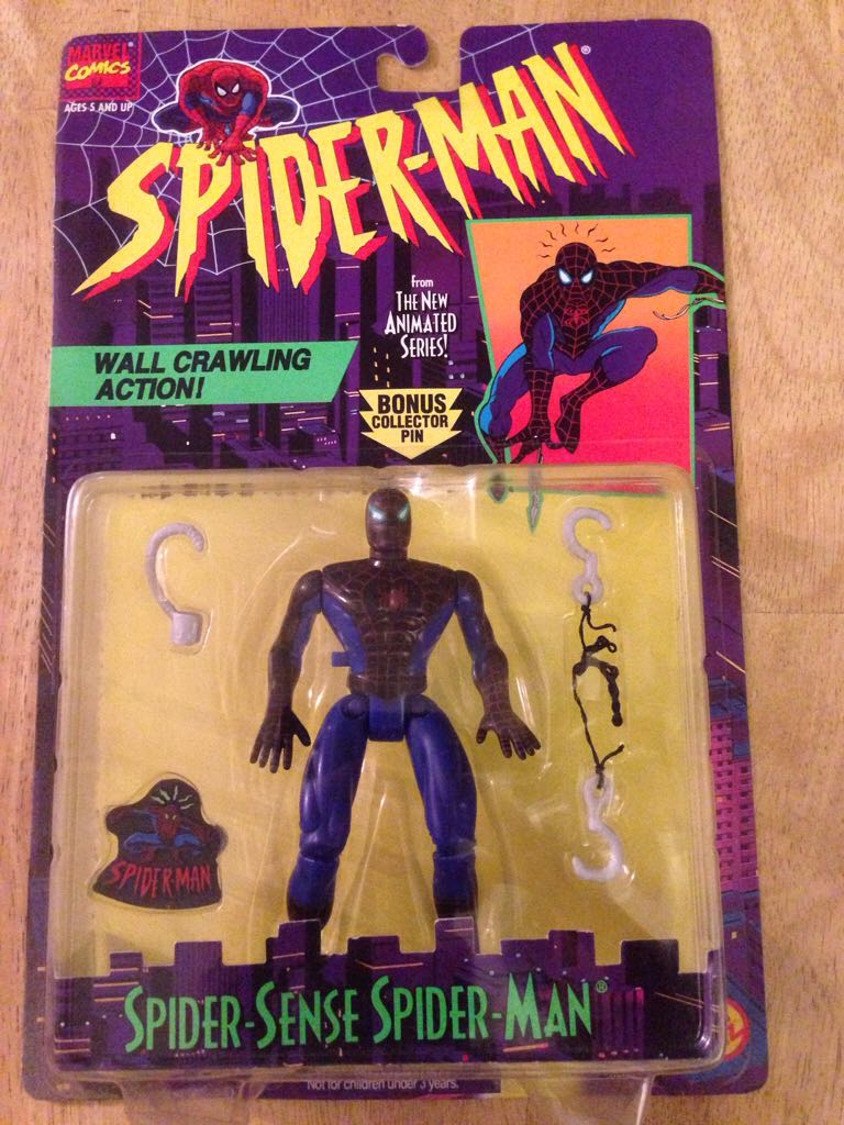 Spider-Sense Spider-Man - Toy Biz (Spider Sense Spider-Man) action figure collectible [Barcode 035112471479] - Main Image 1