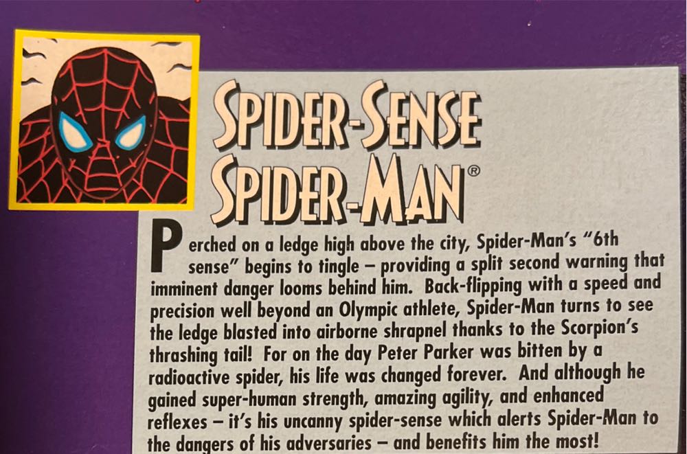 Spider-Sense Spider-Man - Toy Biz (Spider Sense Spider-Man) action figure collectible [Barcode 035112471479] - Main Image 3