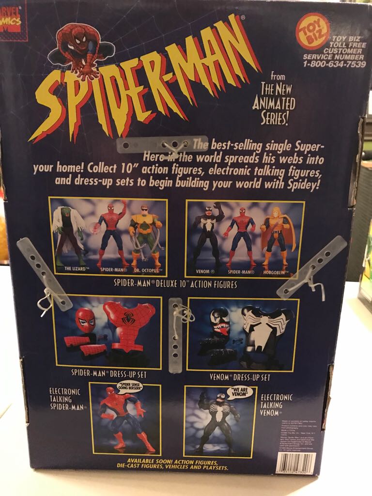 Spiderman Animated Series - Posea Le Super-hero Spiderman  action figure collectible [Barcode 035112473206] - Main Image 2