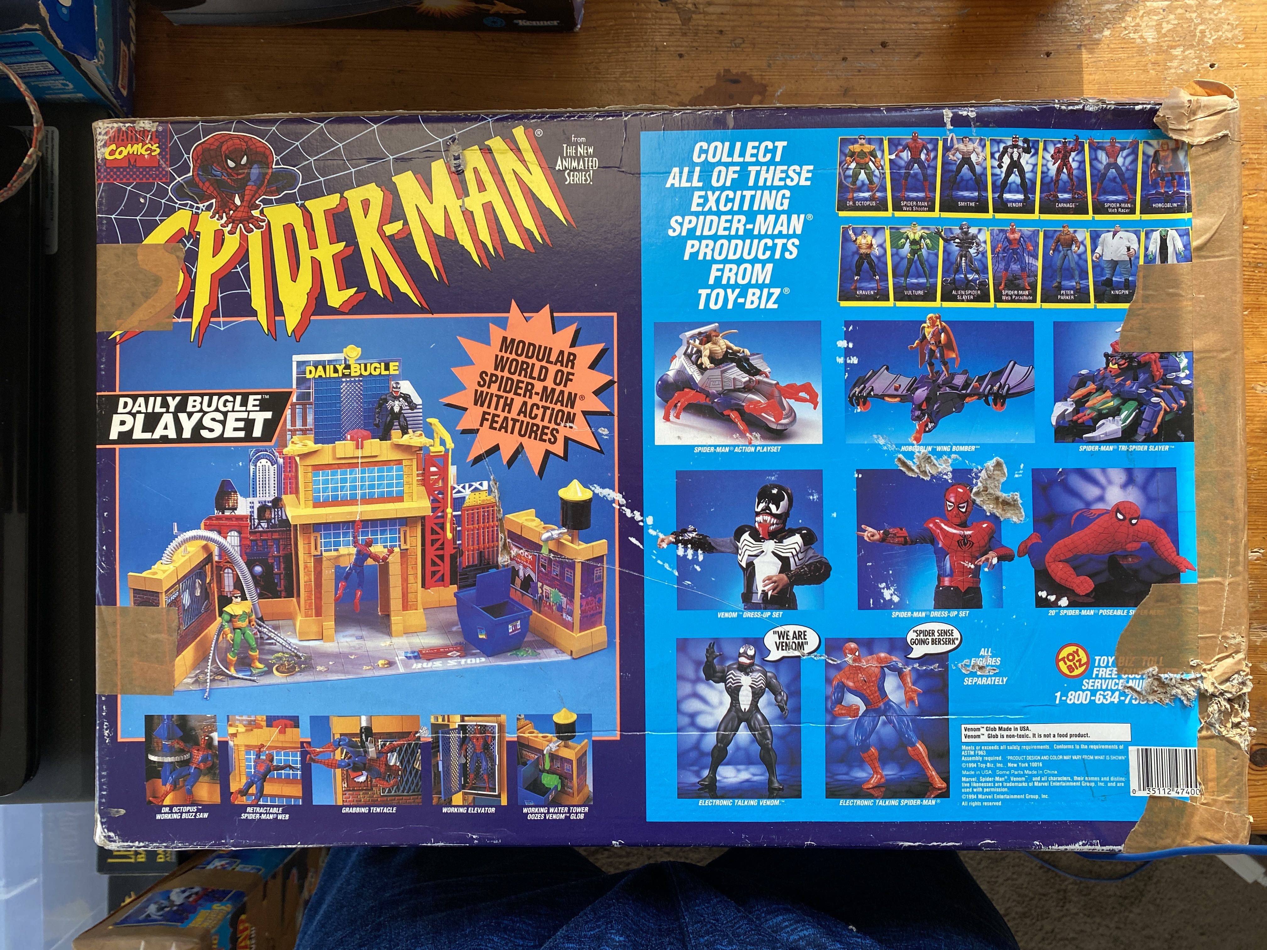 Daily Bugle Playset - Toy Biz (Spider-Man The New Animated Series) action figure collectible [Barcode 035112474005] - Main Image 2