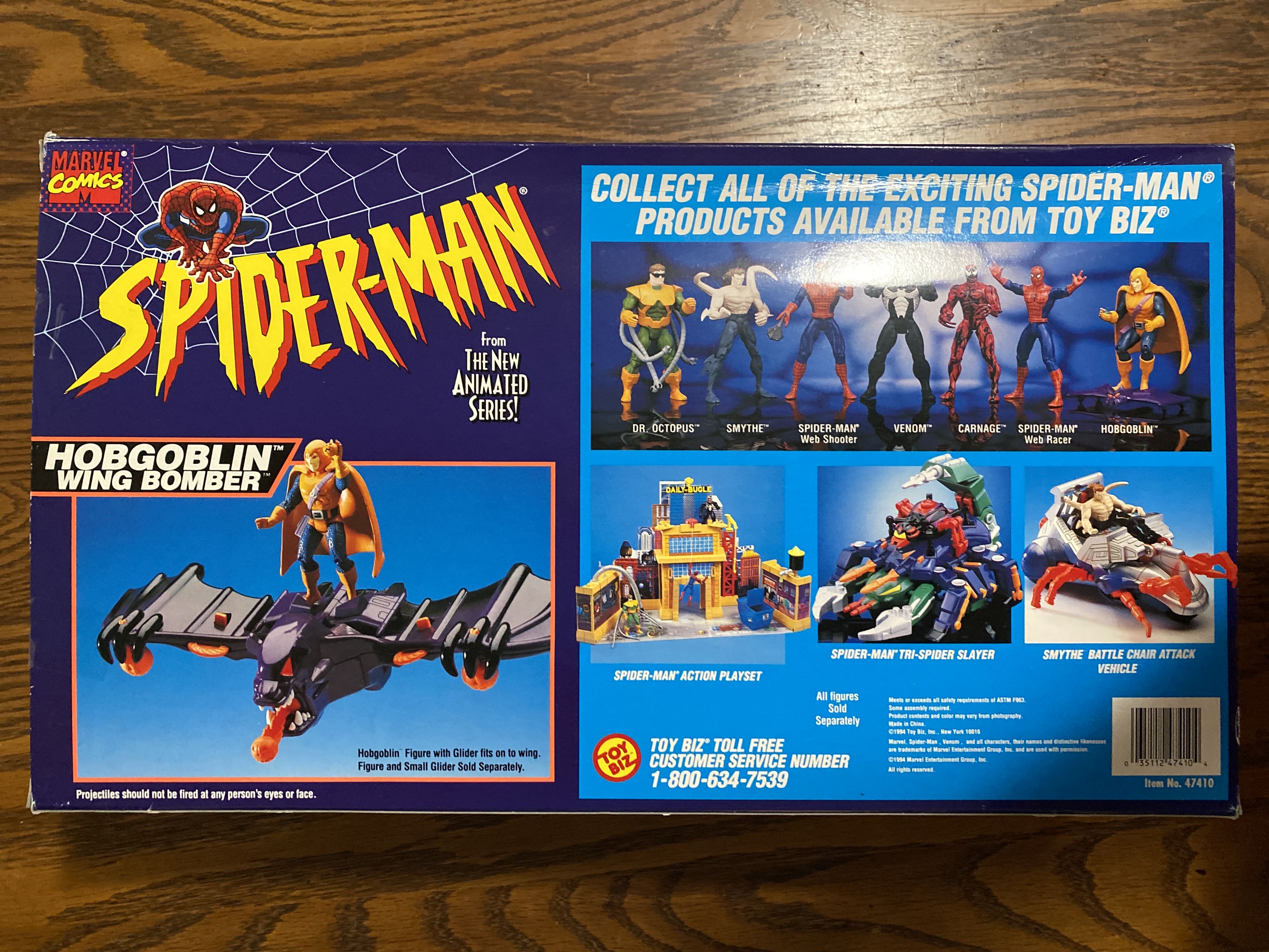 TMNT: Hobgoblin Wing Bomber - Toy Biz (Amazing Spider-Man) action figure collectible [Barcode 035112474104] - Main Image 2