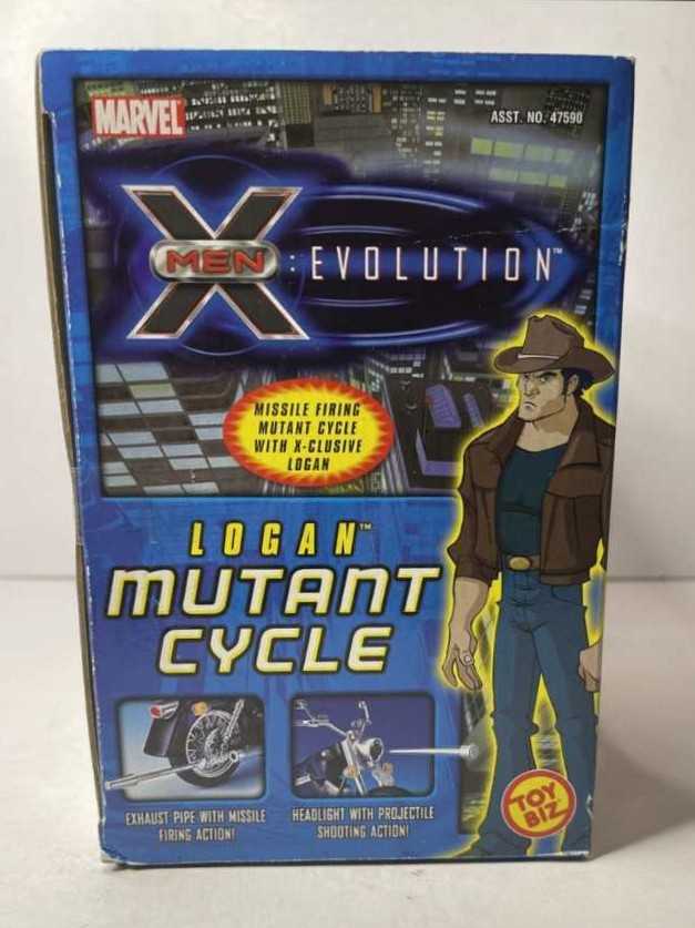 Logan Mutant Cycle - Toybiz (X-men Evolution) action figure collectible [Barcode 035112475934] - Main Image 4