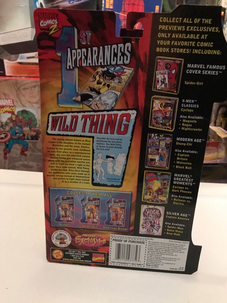 Marvel 1st Appearances: Wild Thing - Toy Biz (Marvel 1st Appearances) action figure collectible [Barcode 035112477723] - Main Image 2