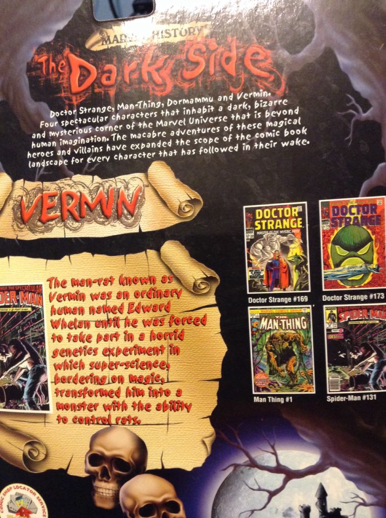 Vermin - Toy Biz (Marvel History) action figure collectible [Barcode 035112478034] - Main Image 2