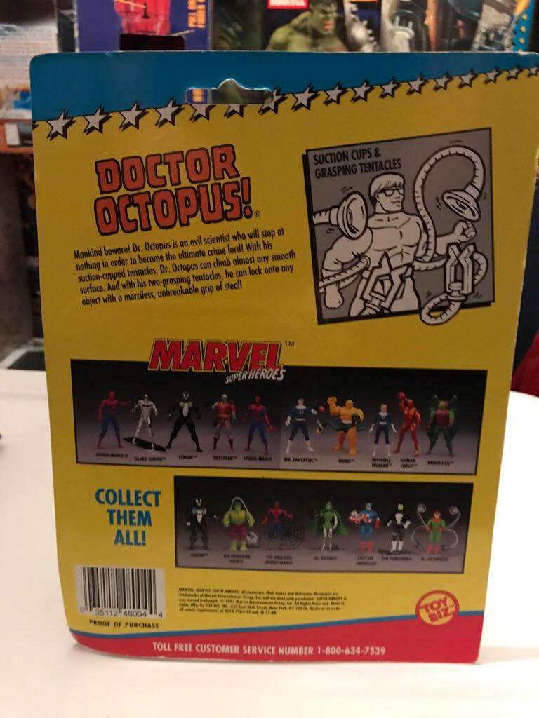 Marvel Doctor Octopus - Toy Biz (Dr. Octopus) action figure collectible [Barcode 035112480044] - Main Image 2