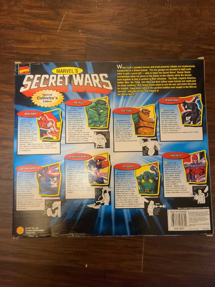 Toybiz Marvels Secret Wars Boxset  action figure collectible [Barcode 035112480624] - Main Image 2