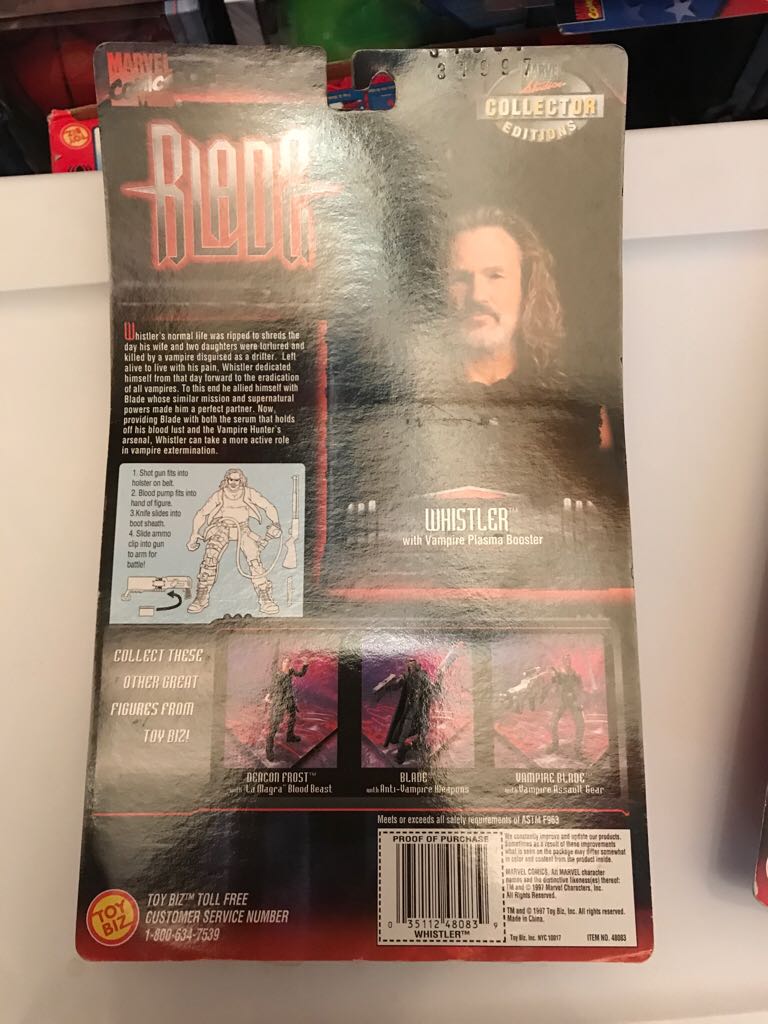 Whistler - Toy Biz (Blade) action figure collectible [Barcode 035112480839] - Main Image 2