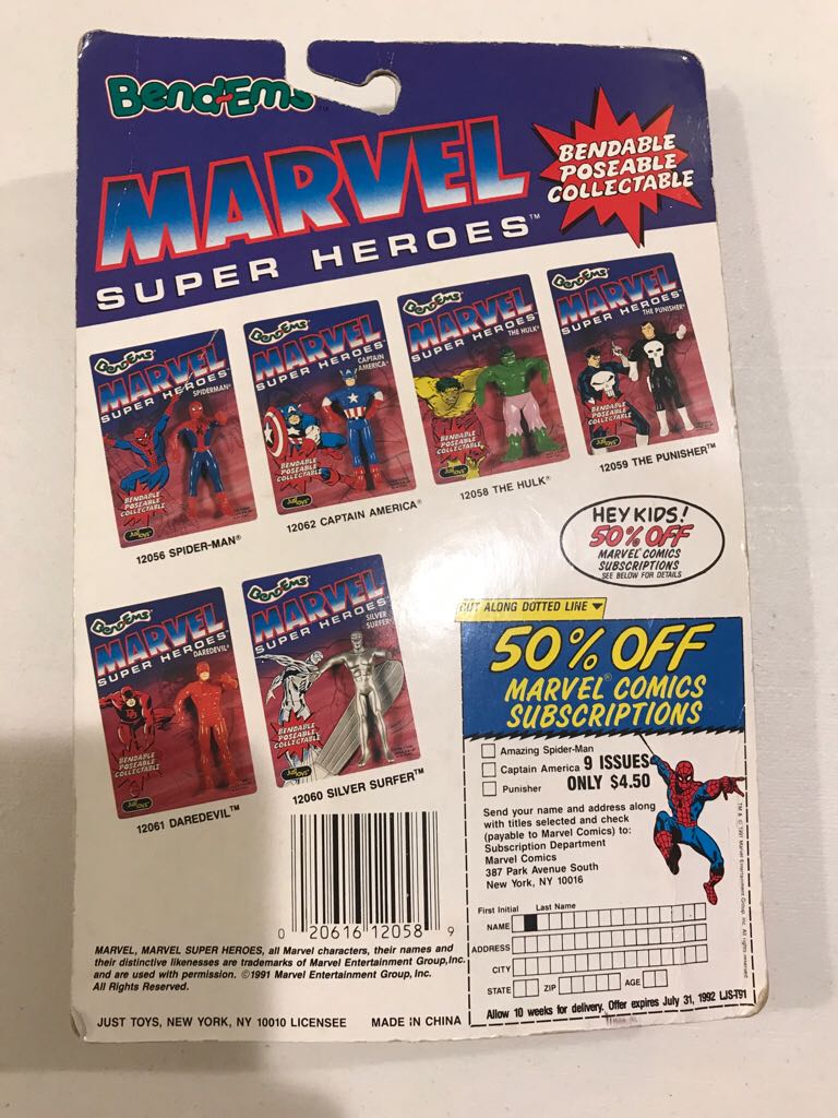 Bend-Ems WWF Paul Wight   action figure collectible [Barcode 020616120589] - Main Image 2