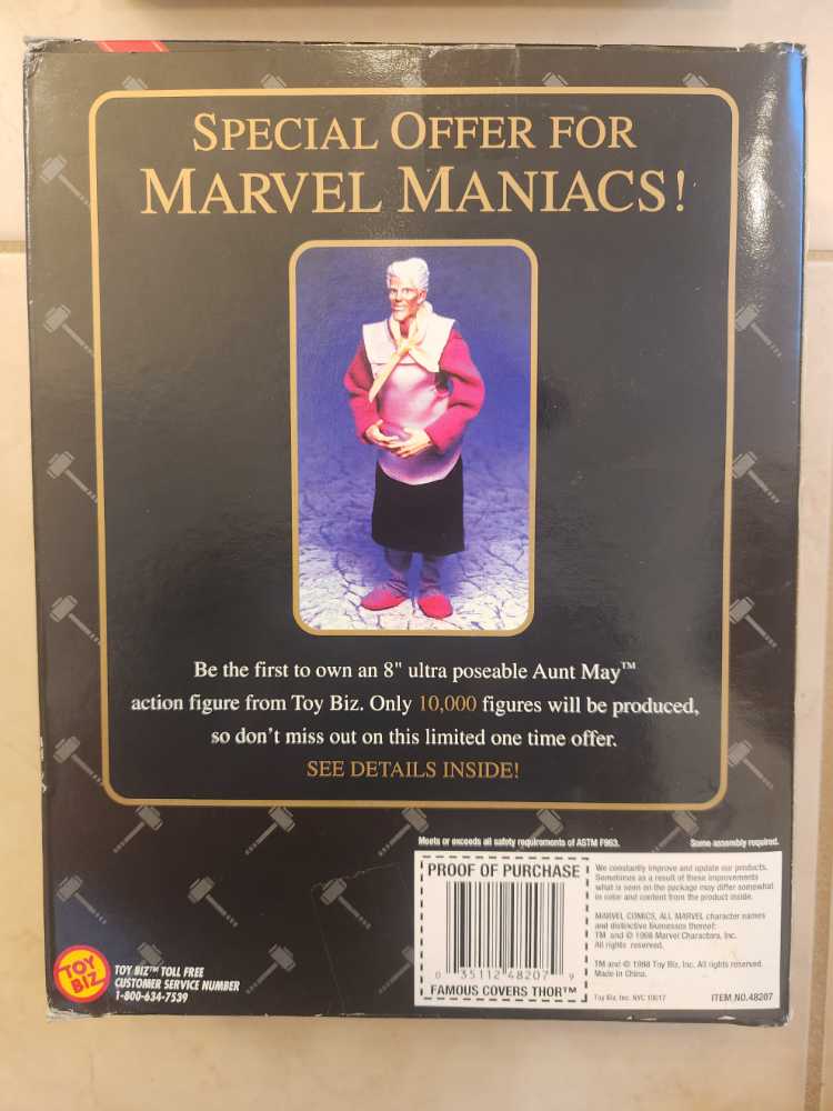 Famous Cover Series: Thor - Toy Biz (Marvel Famous Cover Series) action figure collectible [Barcode 035112482079] - Main Image 3