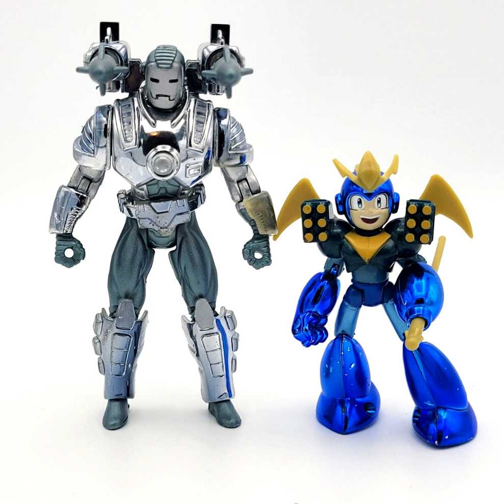 Toybiz Marvel vs Capcom War Machine & Mega Man Figures Toybiz 1999 NIB Rare  - Toy Biz (Clash Of Super Heroes) action figure collectible [Barcode 035112482482] - Main Image 4