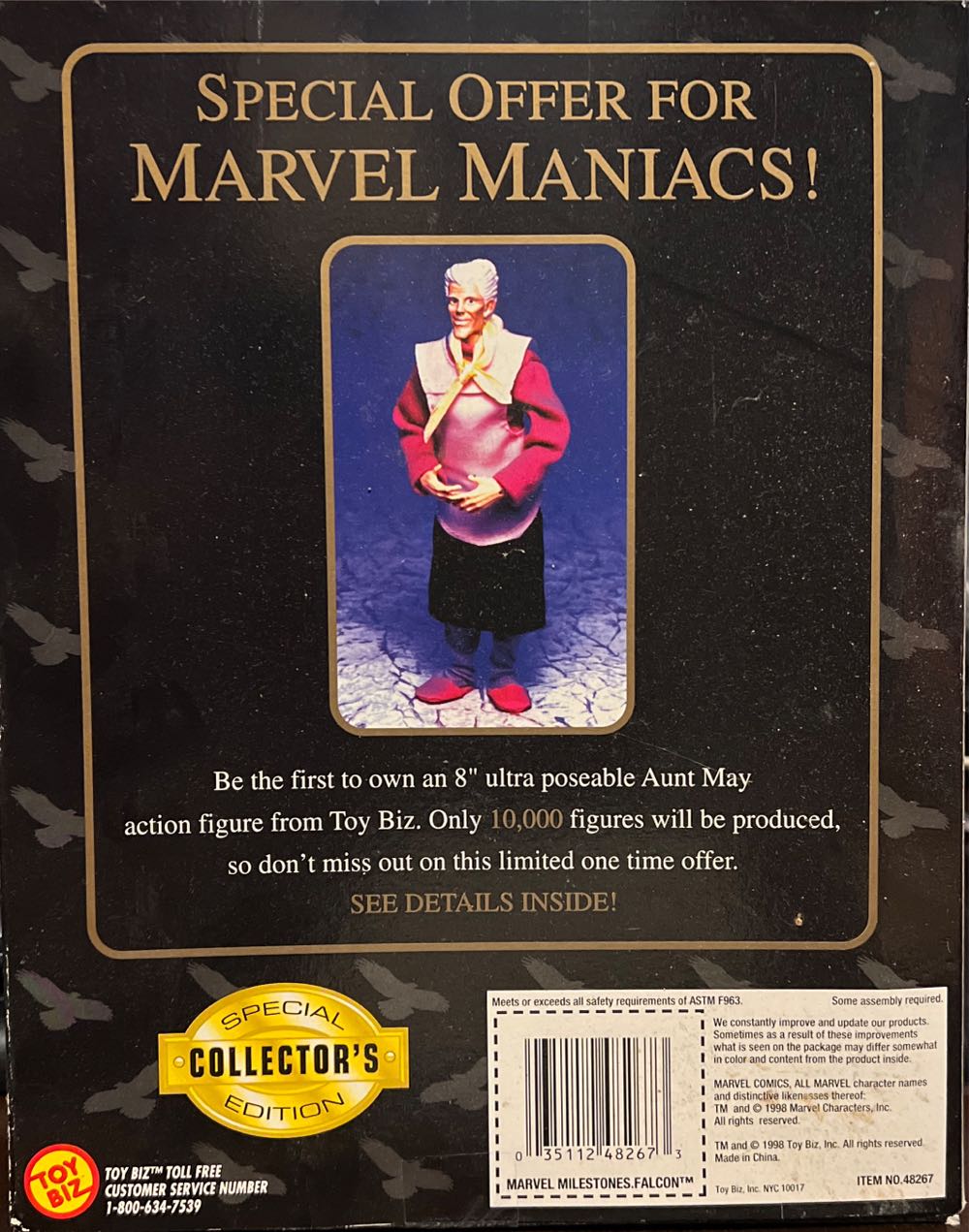 Famous Cover Series: Falcon - Toy Biz (Famous Cover Series) action figure collectible [Barcode 035112482673] - Main Image 3