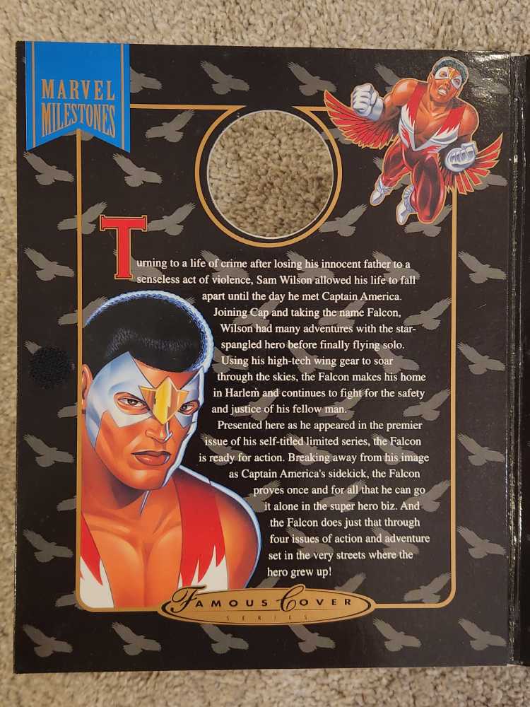 Famous Cover Series: Falcon - Toy Biz (Famous Cover Series) action figure collectible [Barcode 035112482673] - Main Image 4