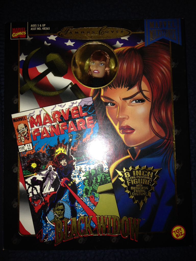 Famous Cover Series: Black Widow - Toy Biz (Famous Cover Series) action figure collectible [Barcode 035112482697] - Main Image 1