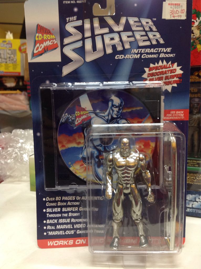 Silver Surfer Interactive Cd-Rom Comic Book, The - Toy Biz (Marvel CD-Rom Comics) action figure collectible [Barcode 035112482710] - Main Image 1