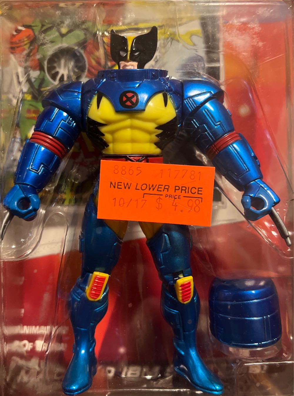 Wolverine With Multimedia Cd - Toy Biz (The Phoenix Saga) action figure collectible [Barcode 035112482727] - Main Image 3