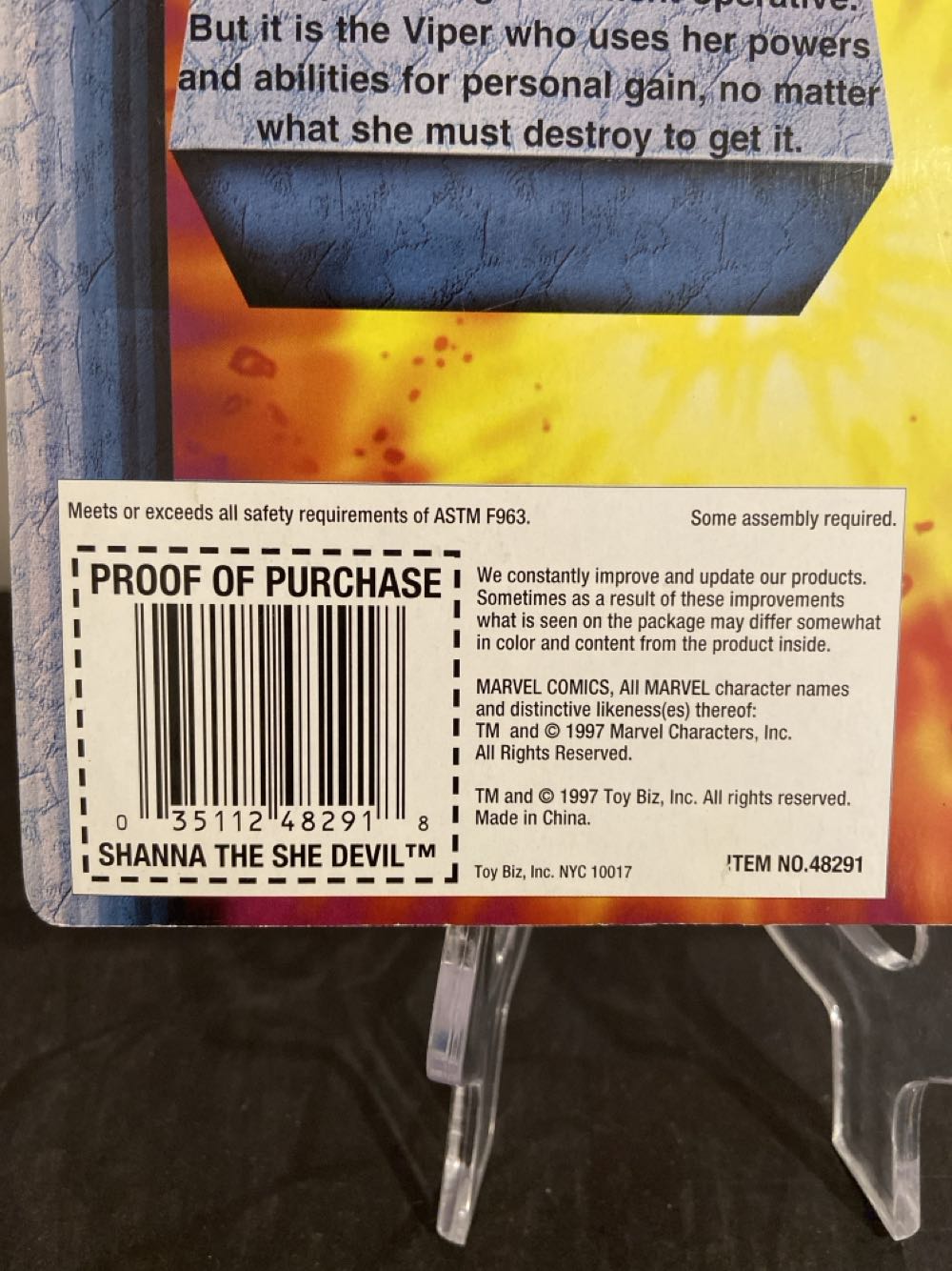 Marvel Hall Of Fame: She-Force – Shanna The She Devil - Toybiz (Marvel Hall Of Hame: She-Force) action figure collectible [Barcode 035112482918] - Main Image 3
