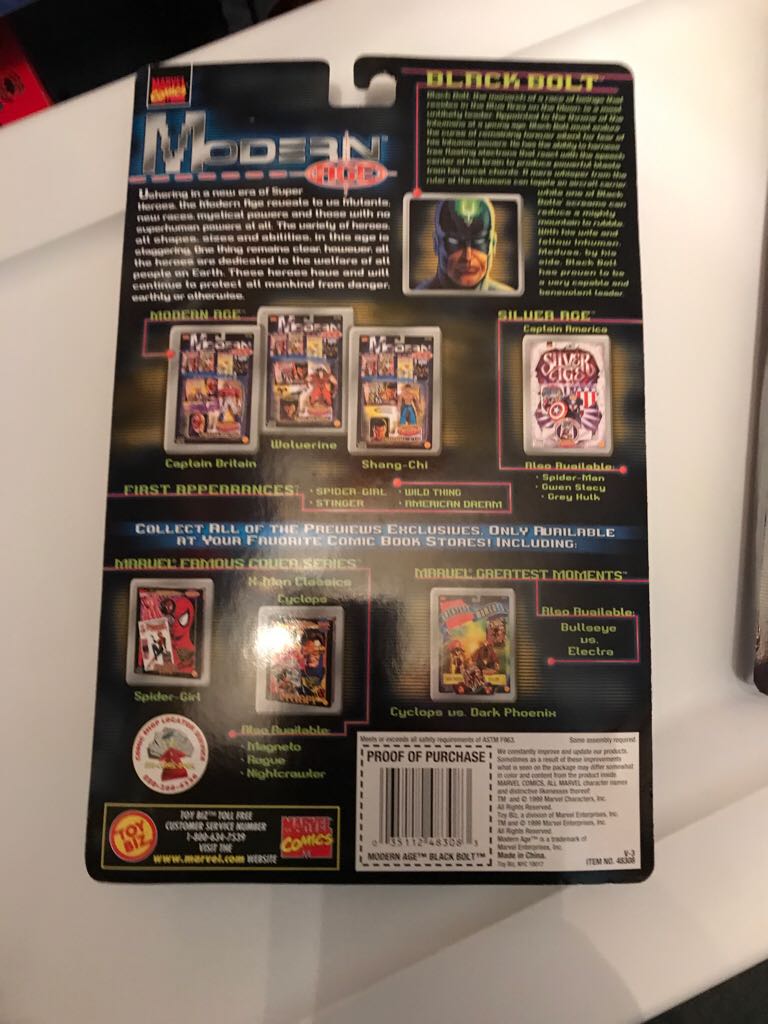 Blackbolt - Toy Biz (Modern age) action figure collectible [Barcode 035112483083] - Main Image 2